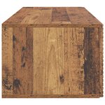 vidaXL Meuble TV mural Bois ancien 78 5 x 41 x 30 cm Bois d'ingénierie