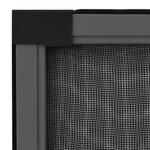 vidaXL Moustiquaire extensible pour fenêtres Anthracite (100-193)x75cm