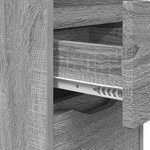 vidaXL Tables de chevet 2 Pièces Gris Sonoma 30 5 x 30 x 43 cm
