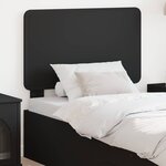 vidaXL Tête de lit Chêne noir 75 cm Bois d'ingénierie