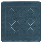 Kleine Wolke Tapis de bain antidérapant Arosa 55x55 cm Anthracite