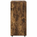 vidaXL Armoires de rangement 2 Pièces Chêne fumé 60 x 48 x 105 cm