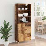 vidaXL Haut Armoire Bois Ancien 69 5 x 32 5 x 180 cm Bois d'ingénierie