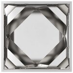 vidaXL Jardinière Argent 50 x 50 x 50 cm Acier inoxydable