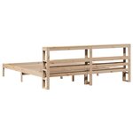 vidaXL Cadre de lit sans matelas 200x200 cm bois massif de pin
