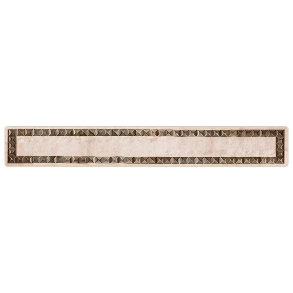 vidaXL Coureur de Tapis MARSA Noir 50 x 350 cm Polyester et PVC