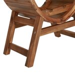 vidaXL Casier à bouteilles 13 bouteilles Bois d'acacia massif