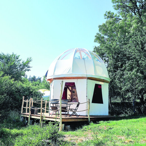 Séjour insolite de 3 jours en bulle étoilée dans les cévennes - smartbox - coffret cadeau séjour