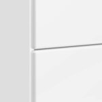 vidaXL Cabinet de chevet Blanc brillant 62 x 34 5 x 47 5 cm