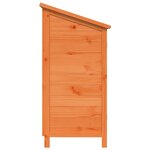 vidaXL Abri de jardin Marron 59 x 56 x 113 5 cm Bois de Sapin Massif