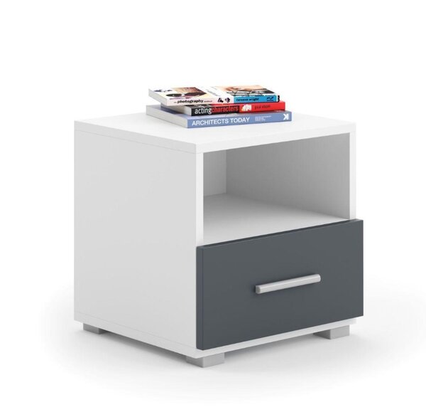 Table de Chevet Emi tiroir gris
