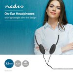 Casque Supra-Auriculaire | Câble de 1,2 m | Noir