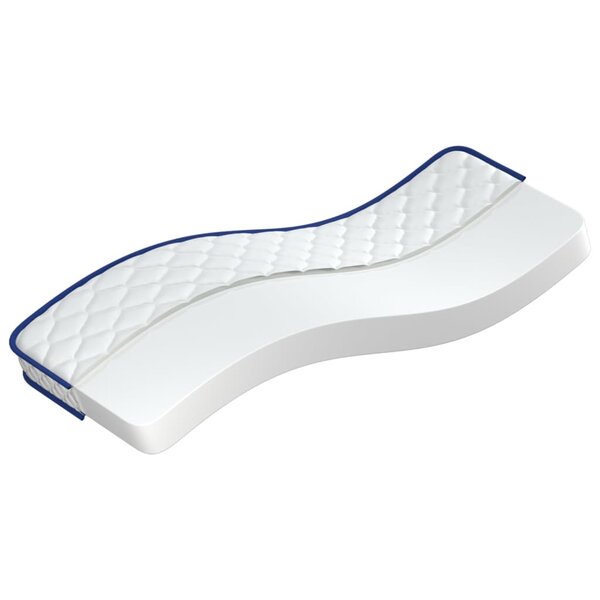 vidaXL Matelas en mousse à mémoire de forme 200 x 90 x 17 cm doux