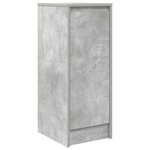 vidaXL Buffet gris béton 29 5x34x76 cm bois d'ingénierie