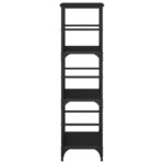 vidaXL Bibliothèque noir 50x33x117 5 cm bois d'ingénierie
