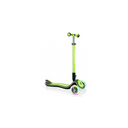 Trottinette elite deluxe lights lime green