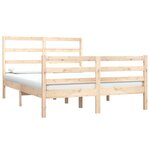 vidaXL Cadre de lit sans matelas bois de pin massif 120x190 cm