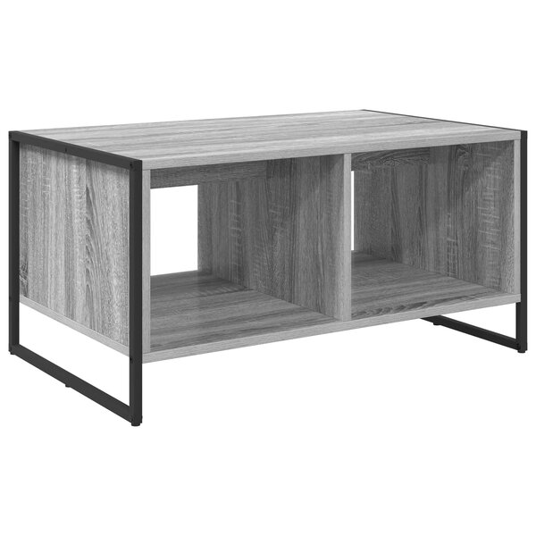 vidaXL Table basse Gris Sonoma 80 x 50 x 40 cm Bois d'ingénierie