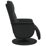 vidaXL Fauteuil de massage inclinable Noir 71 x 90 x 105 cm