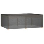 vidaXL Housse de salon de jardin 12 œillets 230x165x80cm rectangulaire