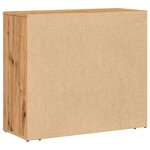 vidaXL Buffet chêne artisanal 80x33x70 cm bois d'ingénierie