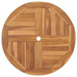 vidaXL Set de salle à manger de jardin 2 Pièces Marron