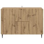 vidaXL Buffet Chêne artisanal 89 x 34 5 x 62 cm Bois d'ingénierie