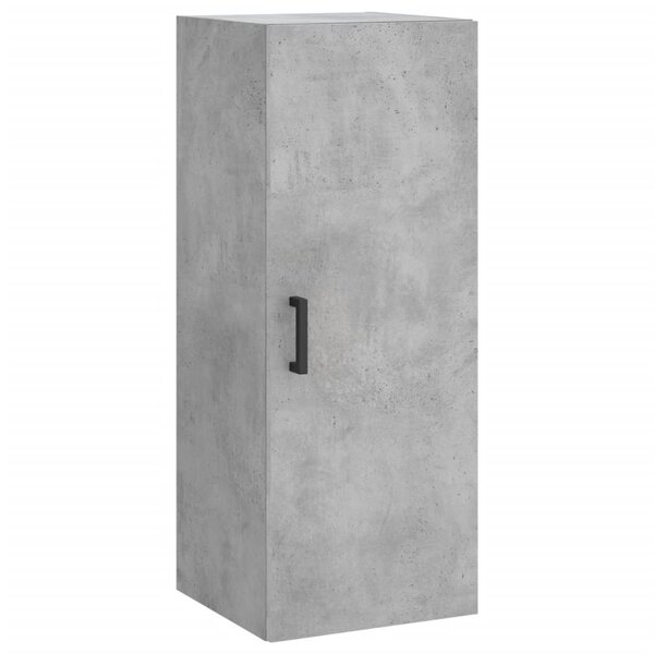 vidaXL Armoire murale gris béton 34 5x34x90 cm