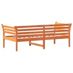 vidaXL Lit de jour sans matelas cire marron 75x190 cm pin massif