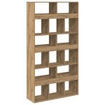 vidaXL Bibliothèque chêne artisanal 100x33x187 5 cm bois d'ingénierie