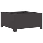 vidaXL Braise Noir 60 x 60 x 30 cm Acier laminé à froid