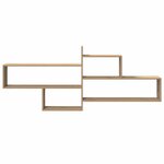 vidaXL Étagère murale chêne artisanal 167 5x18x68 cm bois ingénierie