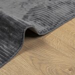 vidaXL Tapis IZA poils courts style scandinave anthracite 200x280 cm