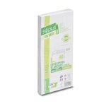 Lot de 40 enveloppes extra blanches 100% recyclées DL 110x220 avec fenetre