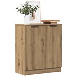 vidaXL Buffet chêne artisanal 60x30x70 cm bois d'ingénierie