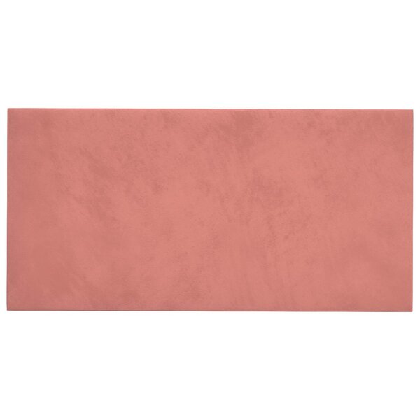 vidaXL Tête de lit murale 12 pc Rose Velours