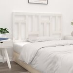 vidaXL Tête de lit Blanc 125 5x4x100 cm Bois massif de pin