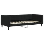 vidaXL Lit de repos noir 90x200 cm velours