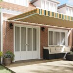 vidaXL Auvent Rétractable Multicolore 600 × 300 cm
