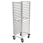 Chariots de débarrassage démontable 12 niveaux gn 2/1 - combisteel -  - inox 655x590x1785mm