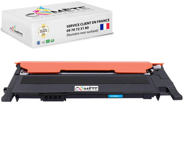 Clt-p406c - 1 toner compatibles avec samsung 406s  cyan - toner 406 : cartouche samsung xpress c460w cartouche encre samsung c460w c410w clp 360 365 clt-k406s p406c…