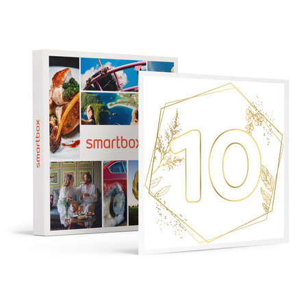 SMARTBOX - Coffret Cadeau Noces d'étain : joyeux 10e anniversaire de mariage ! -  Multi-thèmes