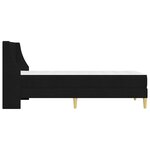 vidaXL Cadre de lit avec matelas avec tête de lit Polyester