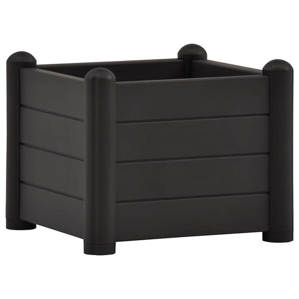 vidaXL Lit surélevé de jardin PP Anthracite 43x43x35 cm