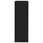 vidaXL Étagères murales sous forme de cube 3 Pièces Noir MDF