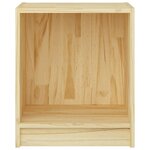 vidaXL Table de chevet 35 5x33 5x41 5 cm bois de pin massif