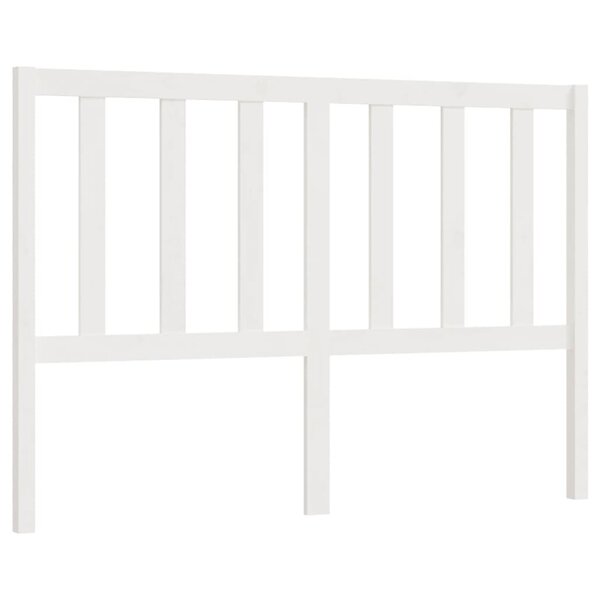 vidaXL Tête de lit Blanc 166x4x100 cm Bois massif de pin