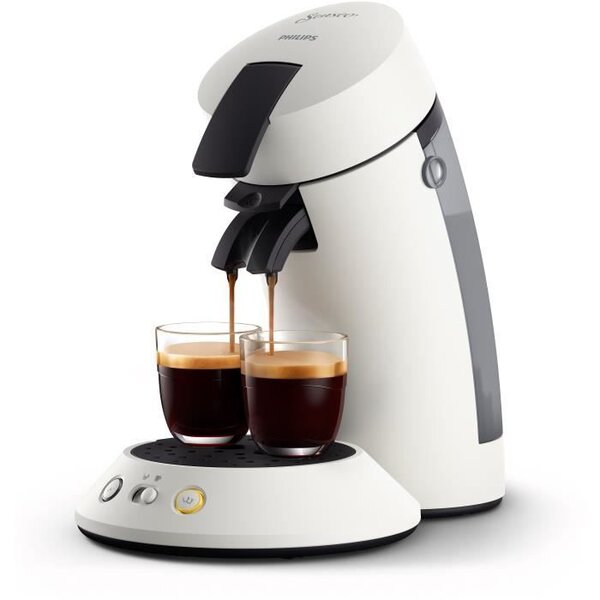 Machine à café dosette - mphilips csa210/11 original plus start - blanc