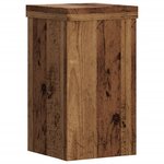 vidaXL Supports pour plantes 2 Pièces vieux bois bois d'ingénierie