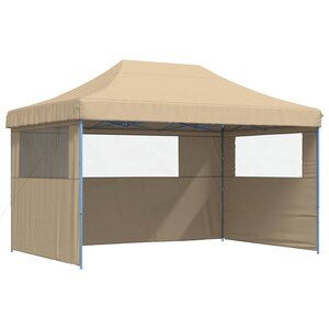 vidaXL Tente de fête Beige 292 x 440 x 315 cm Tissu Oxford